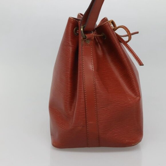 LOUIS VUITTON Epi Petit Noe Shoulder Bag Brown M44103 LV Auth 134579 - Picture 5 of 16
